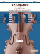 Sarabande Orchestra sheet music cover Thumbnail